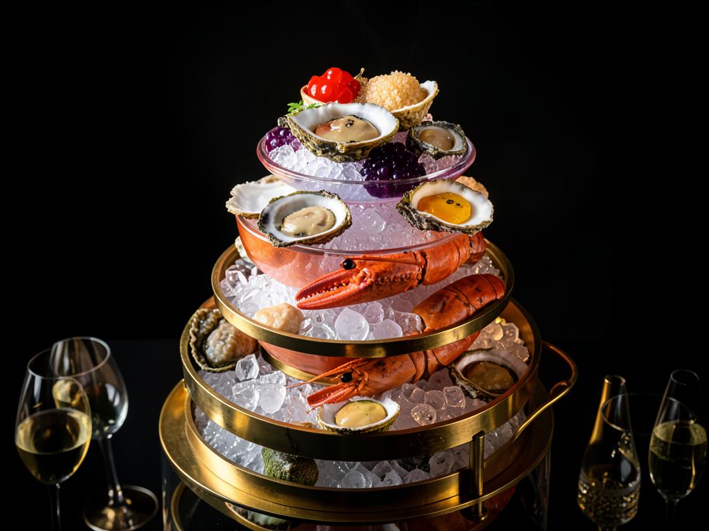 Ossetra Service, Buckwheat Blini